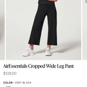 Spanx AirMax Wide Leg Crop - size M, gently used